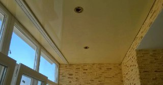 Натяжной потолок на балкон Сестрорецк, цена 6194 руб.